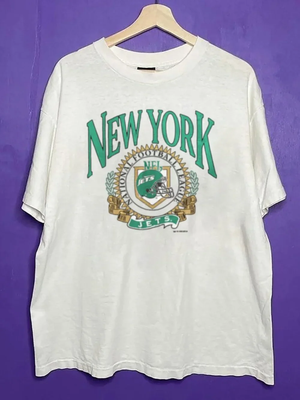 Vintage 90s New York Jets NFL Style Shirt, Retro NY Jets Football Fan Shirt Tee